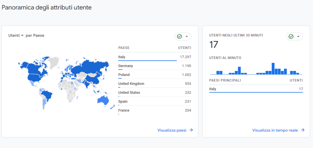 attività SEO focus demografico