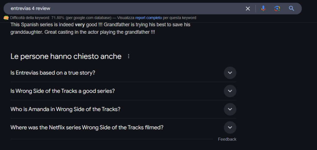 persone hanno chiesto anche risultato Google