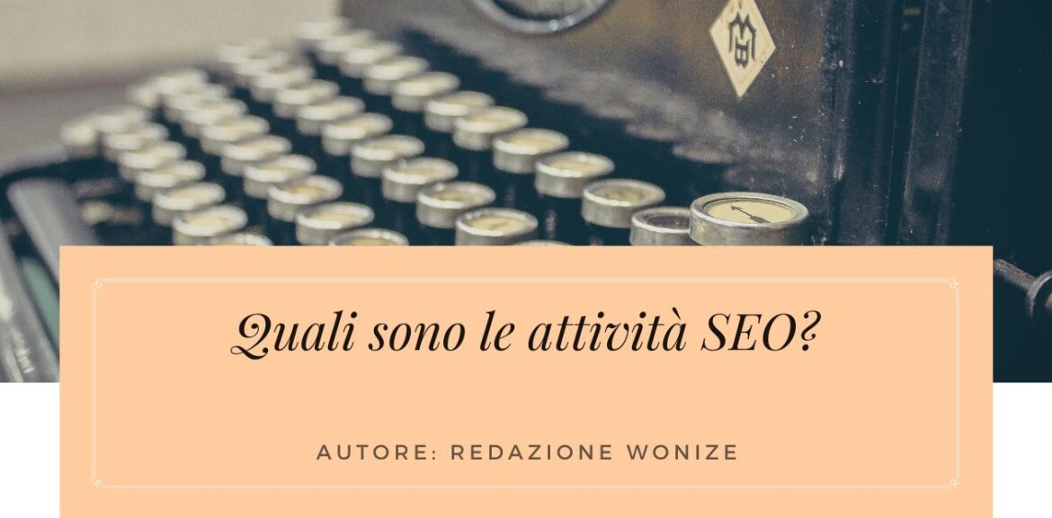 quali sono le attività SEO